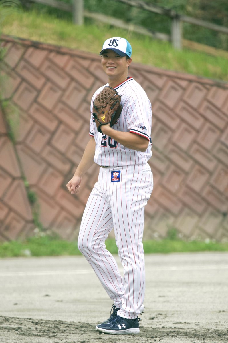 球春到来🌸⚾️ ユニ姿ファン感ぶりにみれた👕⭐︎ #木澤尚文