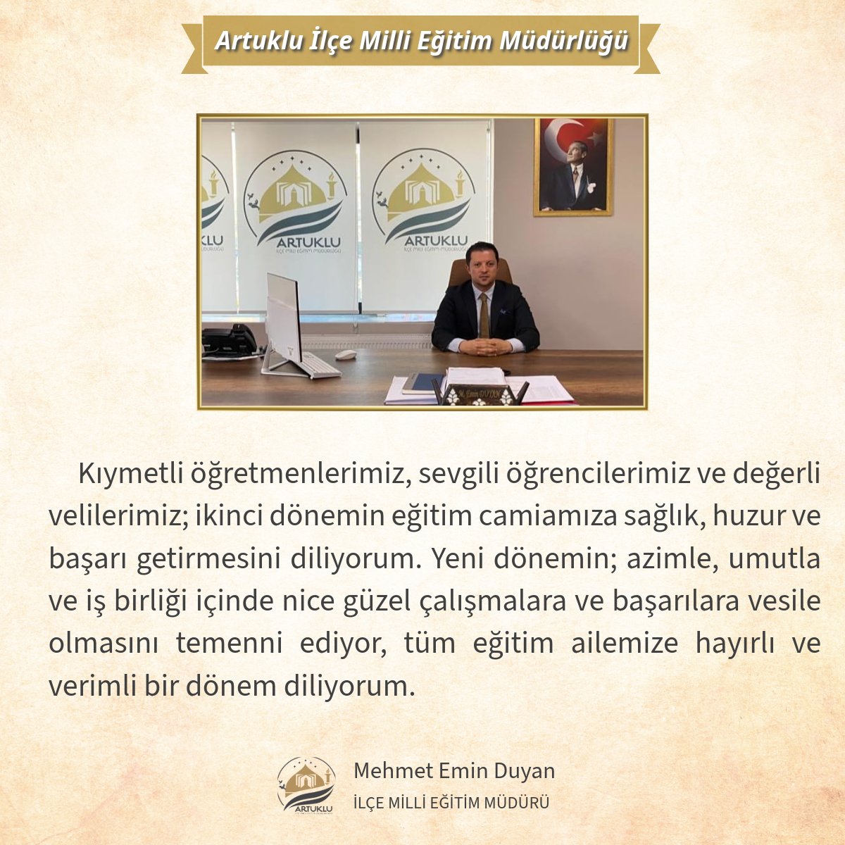 Artuklu İlçe Milli Eğitim Müdürlüğü (@artukluilcemem) on Twitter photo 