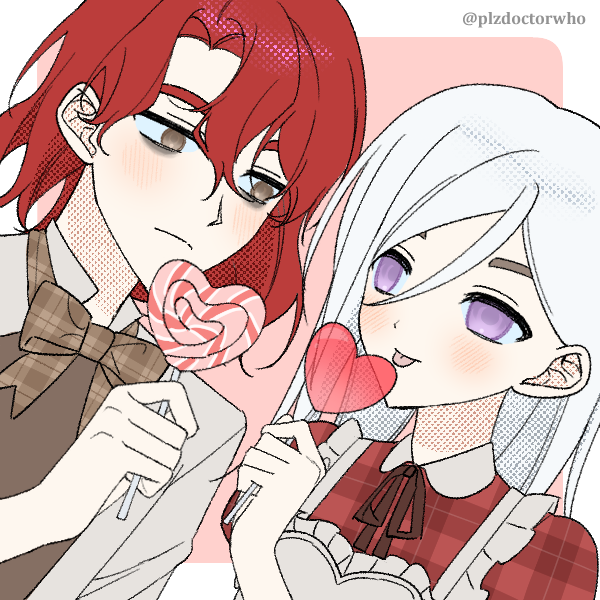 Flyvie_Sephora's tweet photo. #丹艾薇 
#danivy

这个 Picrew 把丹尼尔和艾薇这对表现得非常棒。 https://t.co/qpOlFmmljc
