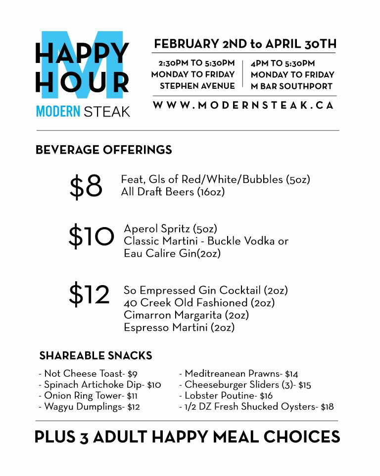 Remember Happy Meals?
Yeah… this is the grown-up version.
NOW AVAILABLE FOR LUNCH AND HAPPY HOUR

MB Wagyu cheeseburger
Crispy fries
Ice-cold @heinekenca or other “Adult Beverage”

Because adulthood should come with better rewards.

$24 | Limited time
Lunch &amp; Happy Hour only.