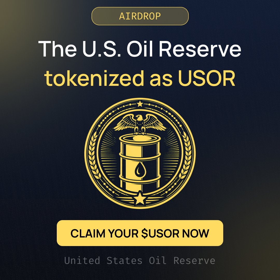 WojaksX's tweet image. United States Oil Reserve $USOR Allocation

We’ve reached new milestones across the ecosystem. To maintain momentum, we’re accelerating our roadmap to reward our community.

 🔗 usorcoin.org

Building intelligence on-chain — together.

$CLAWD $BLUECHIP