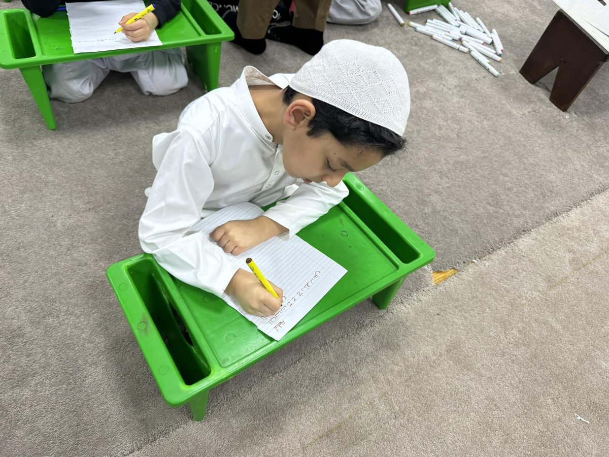 stischool's tweet photo. 📖 Our KS1 pupils recently completed their Arabic writing assessments, &amp; we’re so proud of their effort and enthusiasm. 

Building strong foundations early is at the heart of what we do at STI School. 

Well done to our KS1 stars 🌟InSha’Allah this is just the beginning! https://t.co/dvi0HiFHKv