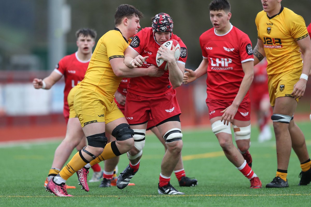 ScarletsAcademy's tweet photo. A big win for our U18s in Llandovery 👊 

🔴 Scarlets U18s 57
🟡 Dragons U18s 12

Tries: Rhys Jones (2), Ashton Owen, Alfie Luger, Jayden Brown, Cole Lacey, Rhys Owen, Rhys Wyatt, Aled Skyrme

Cons: Madoc Evans (4), Toby Slater (2)

Llongyfarchiadau bois!!

#nextgeneration https://t.co/16shw5Y1Tm