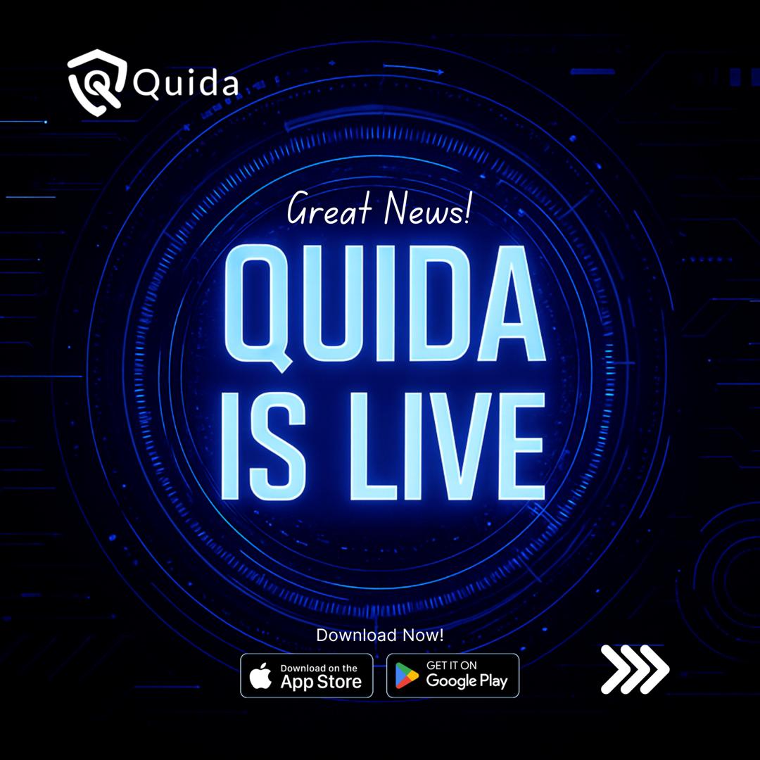 Quida_ltd's tweet photo. THE WAIT IS OVER! ๐คฉ๐
Nigeriaโs first all-in-one personal safety app is officially live on the App Store and Play Store.
๐ฒ Download today.
๐ก๏ธ Stay safe. Stay protected.
#quidaapp #staysafewithquida #quidamovement #safetystartshere https://t.co/keympeTZ6f