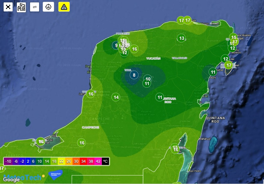 Meteorología Yucatán tweet media