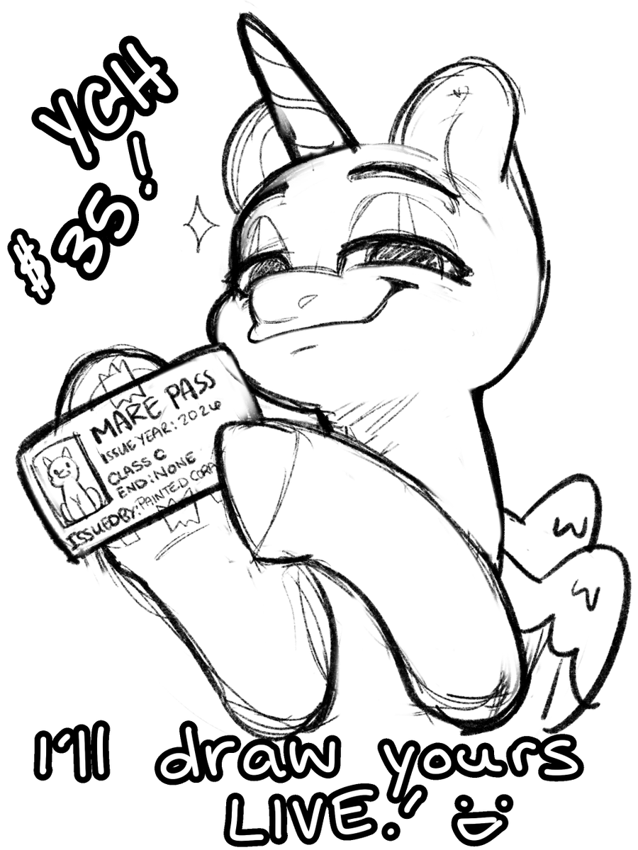 PaintedCora's tweet photo. Mare Pass! 
Dm if you'd like one~ https://t.co/qk4qnuszvm