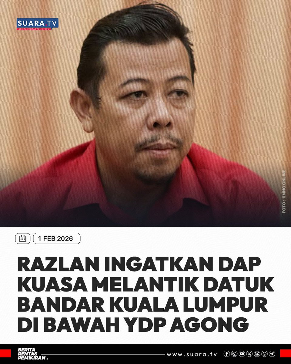 Setiausaha Politik kepada Timbalan Perdana Menteri, Datuk Mohd Razlan Muhammad Rafii mengingatkan bahawa kuasa melantik Datuk Bandar Kuala Lumpur merupakan bidang kuasa Seri Paduka Baginda Yang di-Pertuan Agong, bukannya ruang campur tangan politik.

Berita penuh