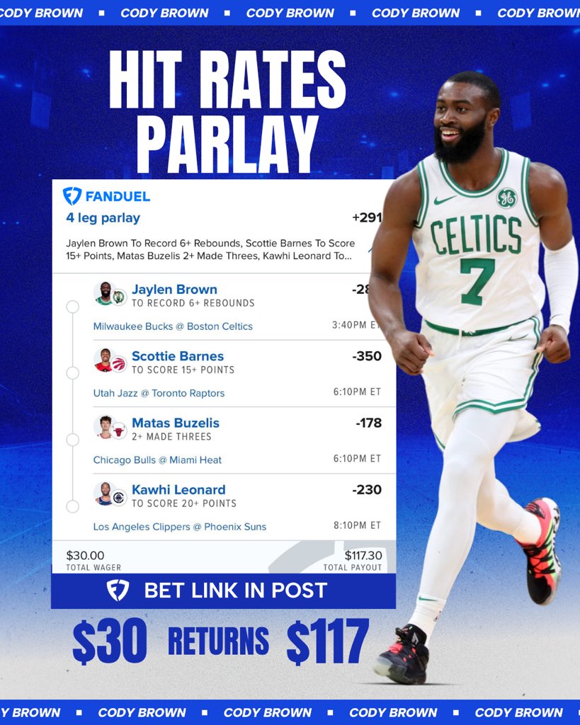 Cody Brown Bets tweet media