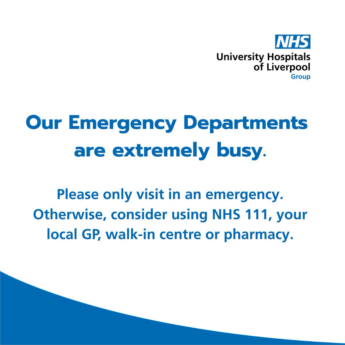 NHS University Hospitals of Liverpool Group tweet media