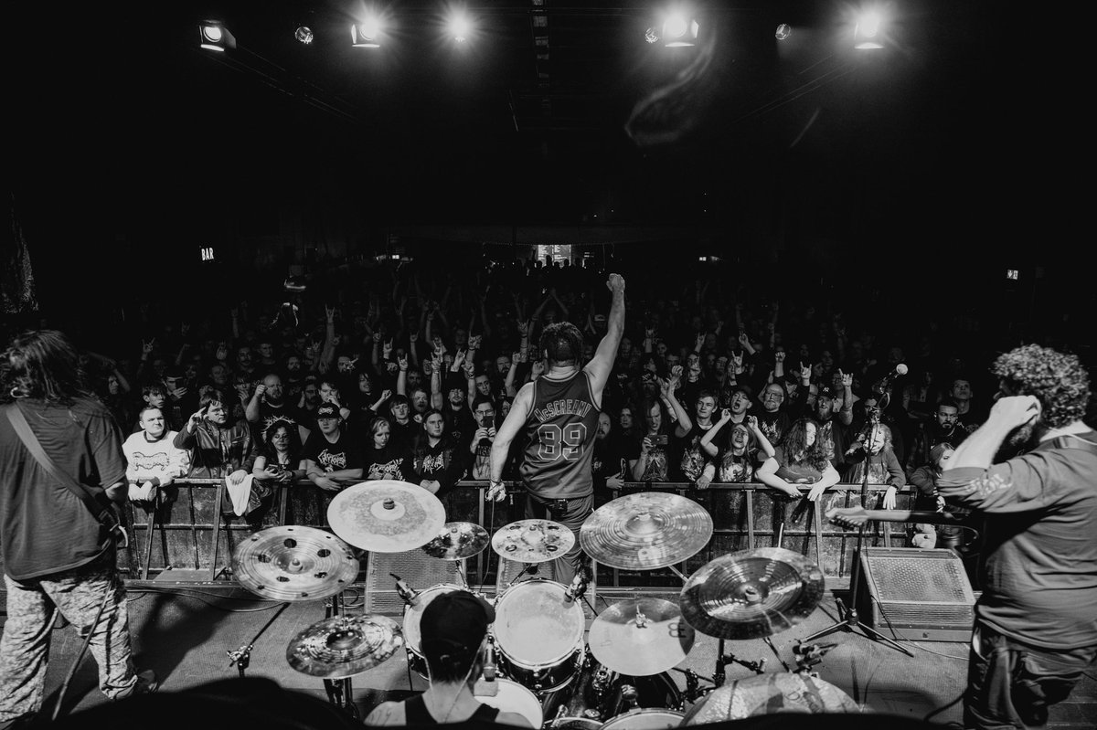 ScreamyMc's tweet photo. Europe has been unreal 🤯
We're officially at the half way point.
Come party with your boys!
Berlin tonight! @ Hole44
#inferi #deathmetal #metal #ontour https://t.co/d9cgCUp6OT