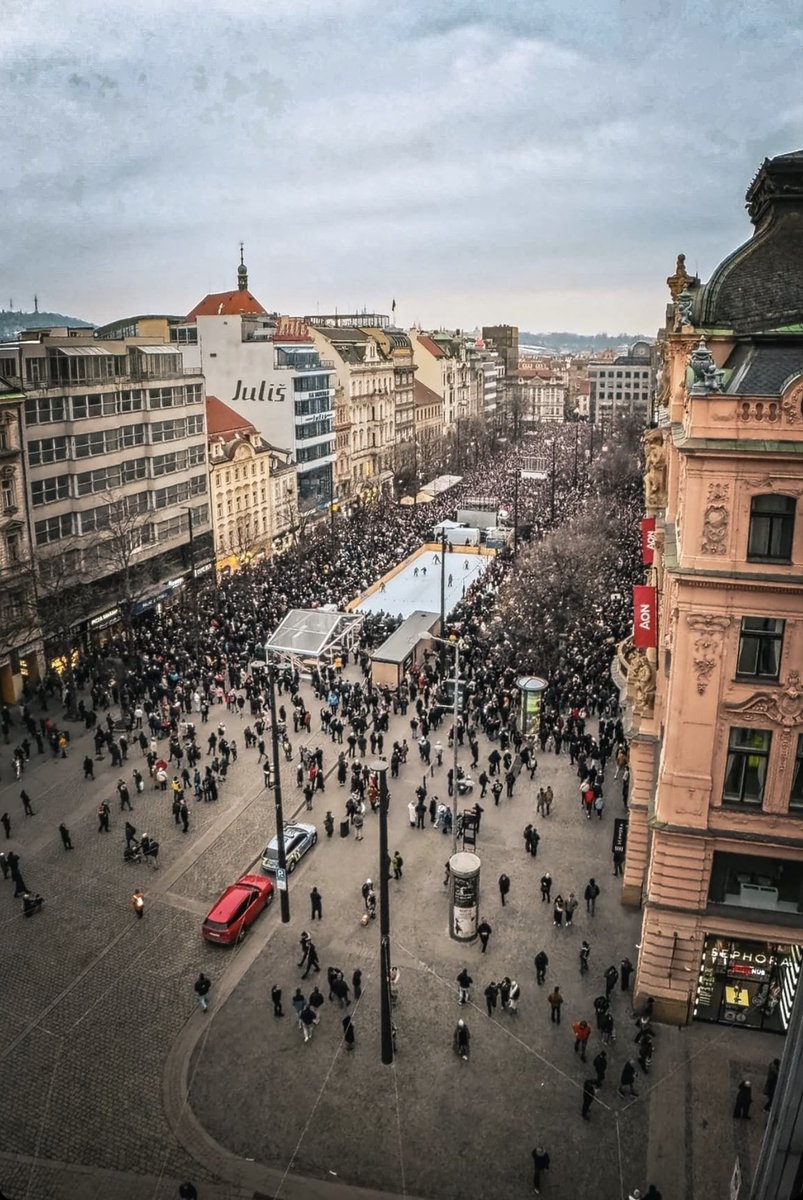 Tahle masa lidí nikam nezmizí, Micinko. Dnes přišel jen malý zlomek těch, kteří mají tvého chování už plné zuby! Každou další arogantní odpovědí novinářům a každým tím tvým nabubřelým výrazem ve zprávách si pomalu, ale nevyhnutelně zaplňuješ Letnou.
#stojimezaprezidentem 🇨🇿✌️❤️