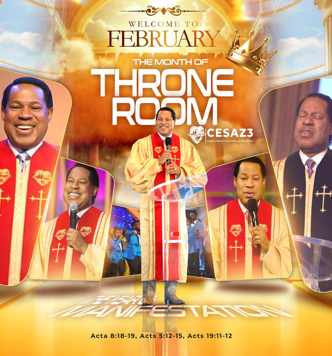 Welcome to the month of the THRONE ROOM