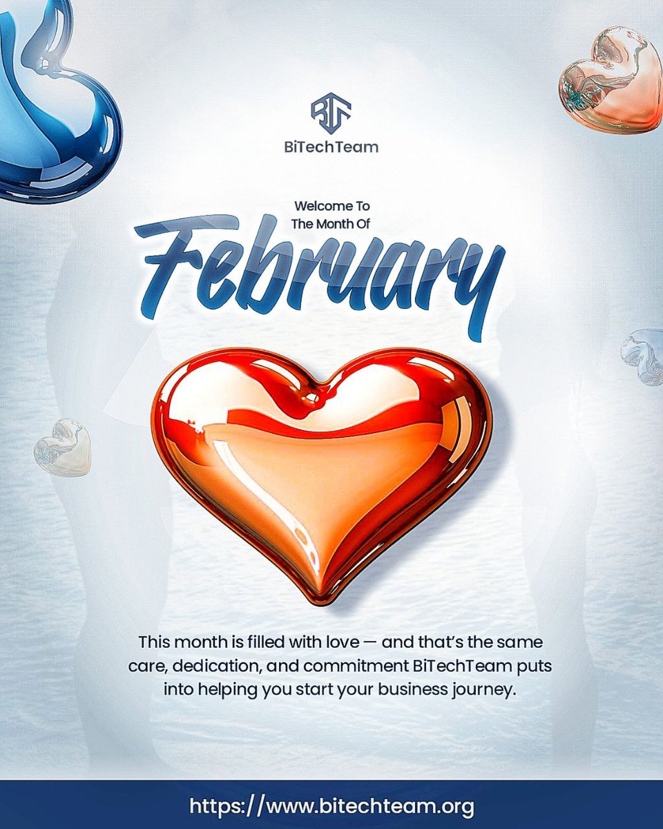 Happy new month family. This month is filled with love, and that’s the same dedication <a href="/bitechteam_/">BiTechTeam</a> brings to helping you start your business journey. 📷 #bitechteam #startyourbusiness #businessgrowth #entrepreneurlife #startupsupport