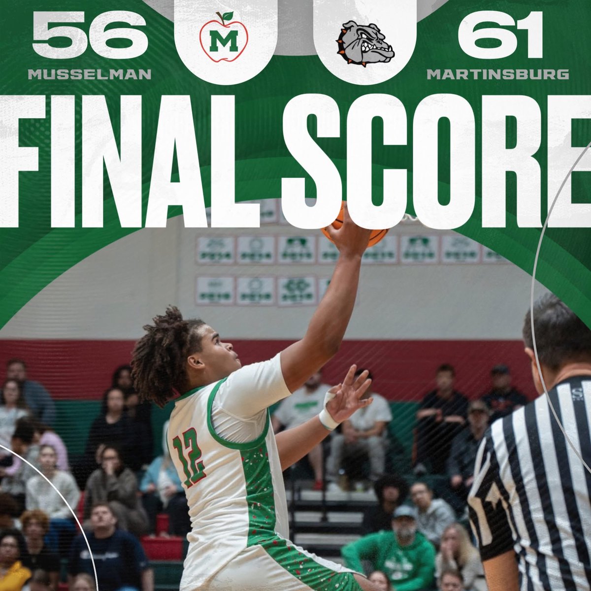 MuhsHoops's tweet photo. Applemen fall short against the bulldogs
 
Elijah Miller 19pts 6reb 
Ethan Amankrah 15pts 6reb
Colton Shelton 13pts 6ast 5reb https://t.co/Zhd7WpoE5l