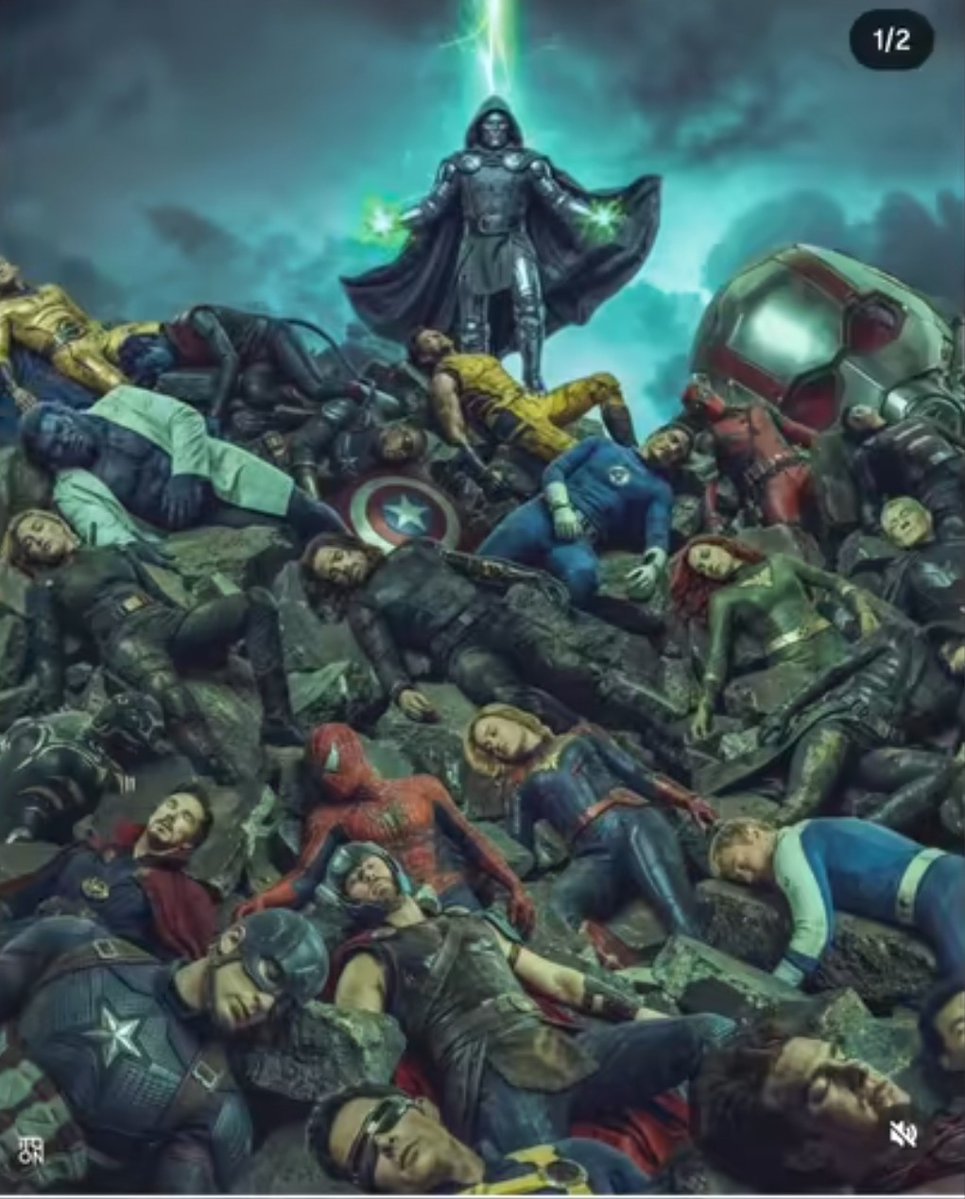 Karanrai2606's tweet photo. TWITTER HAS CHANGED THE LIKE BUTTON,"All paths lead to Doom🪦
spent years building heroes just to watch them fall. This is the endgame beyond the Endgame. #SecretWars #DoomlsComing "💚💚
Tap❤️ to check it
#AvengersDoomsday #AvengersDoomsdayTrailer #xmen
#Marvel https://t.co/sPavujzQMB