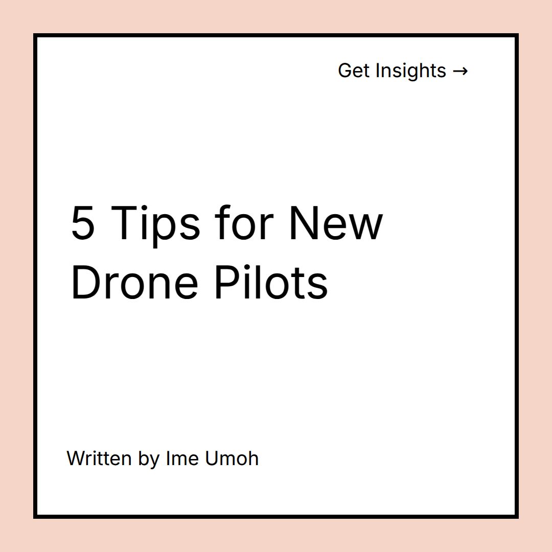 imeumoh_'s tweet photo. Tips for new drone pilots https://t.co/lCWBF5qpIf