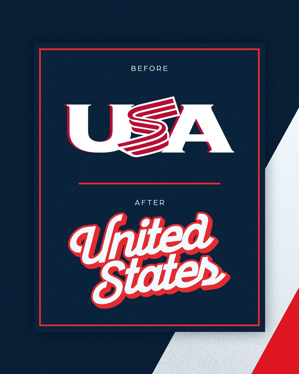 arecesalejandro's tweet image. The #WBC2026 approaching and it felt like the perfect excuse to shake things up. @USABaseball has been wearing the same visual identity since 2006.

This concept introduces updated logos &amp;amp; reimagined home/road uniforms that honor tradition while pushing the look forward.