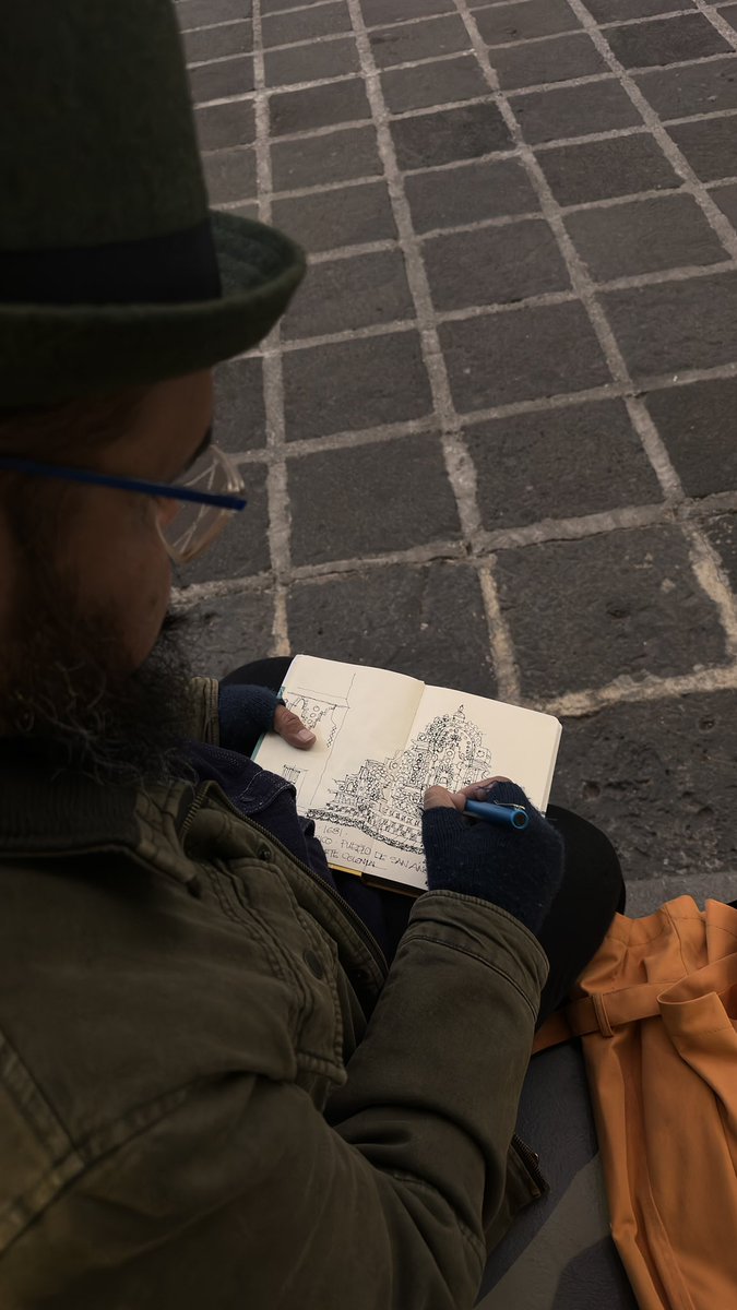 • Fuente de la Casa del Risco • 1681 • San Ángel • CDMX • tinta sobre papel •