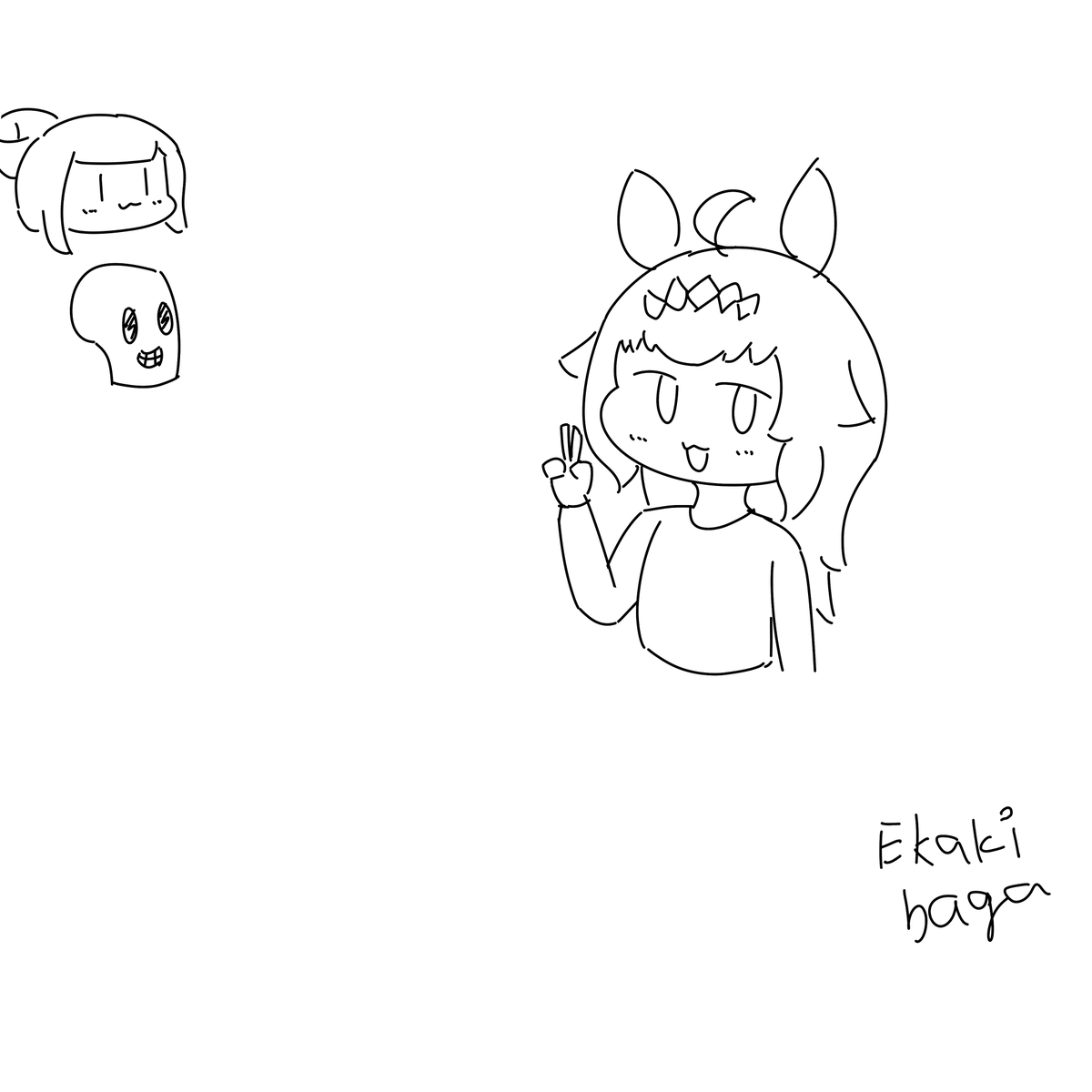 絵だ。しかも久しぶりに朝投稿。推しが可愛い。（再確認）