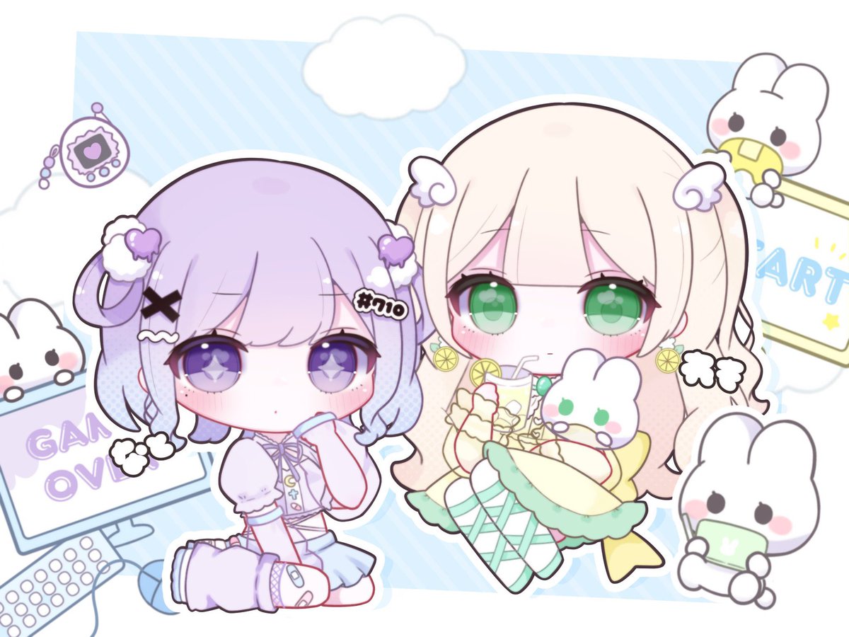 710_VR's tweet image. いつか自分でblender触ってみて、OCのヘアピン作ってみたいなーって思ってたのを弟が作ってくれた͈ᴖ̀ ̫ᴖ́ ͈
誰に付けようかな〜⸝⸝  ⭑