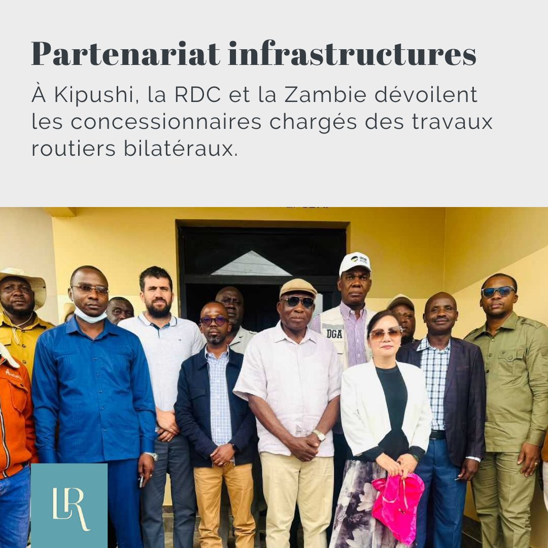 Le ministre #zambien des Infrastructures, son homologue du #Haut-#Katanga et l’#ACGT ont présenté deux concessionnaires chargés d’exécuter des travaux routiers en #Zambie et en #RDC, dans le cadre d’un partenariat public-privé visant à moderniser les #infrastructures.