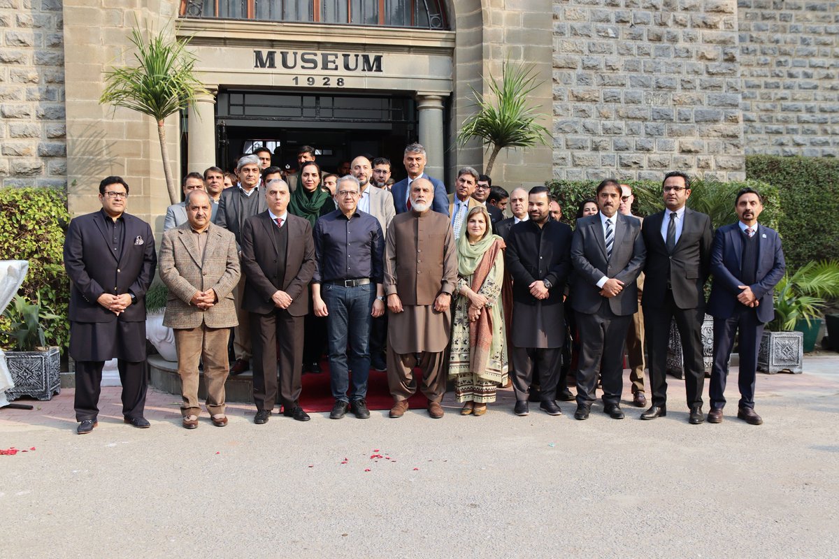 PakinFrance's tweet photo. DG UNESCO Dr. Khalid El-Enany @UNESCO_DG visited the Taxila World Heritage Site and was received by Dr. Syed Tauqir Hussain Shah, Assistant to Prime Minister and Representative of Pakistan to the UNESCO Executive Board. He was briefed on the Taxila Museum, the historical legacy of Taxila and ongoing excavation and conservation efforts. 

@GovtofPakistan 
@PakPMO
@MoIB_Official 
@ForeignOfficePk 
@OfficialDGISPR 
@PTVNewsOfficial 
@appcsocialmedia 
@RadioPakistan 
@PakistanTVcom
@Mumtazzb
@UNESCO