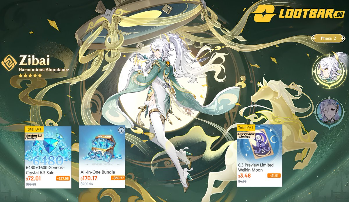 💎TOP-UP Genshin, HSR &amp; ZZZ - UP TO 30% OFF

Planning to pull Zibai or Neuvillette? Don’t miss the chance to save while getting your Genesis Crystals on <a href="/Lootbar_gg/">LootBar.gg</a> 

🎁Get an extra 10% off using our code: HuPilot

🔗lootbar.gg/shop/HuTube