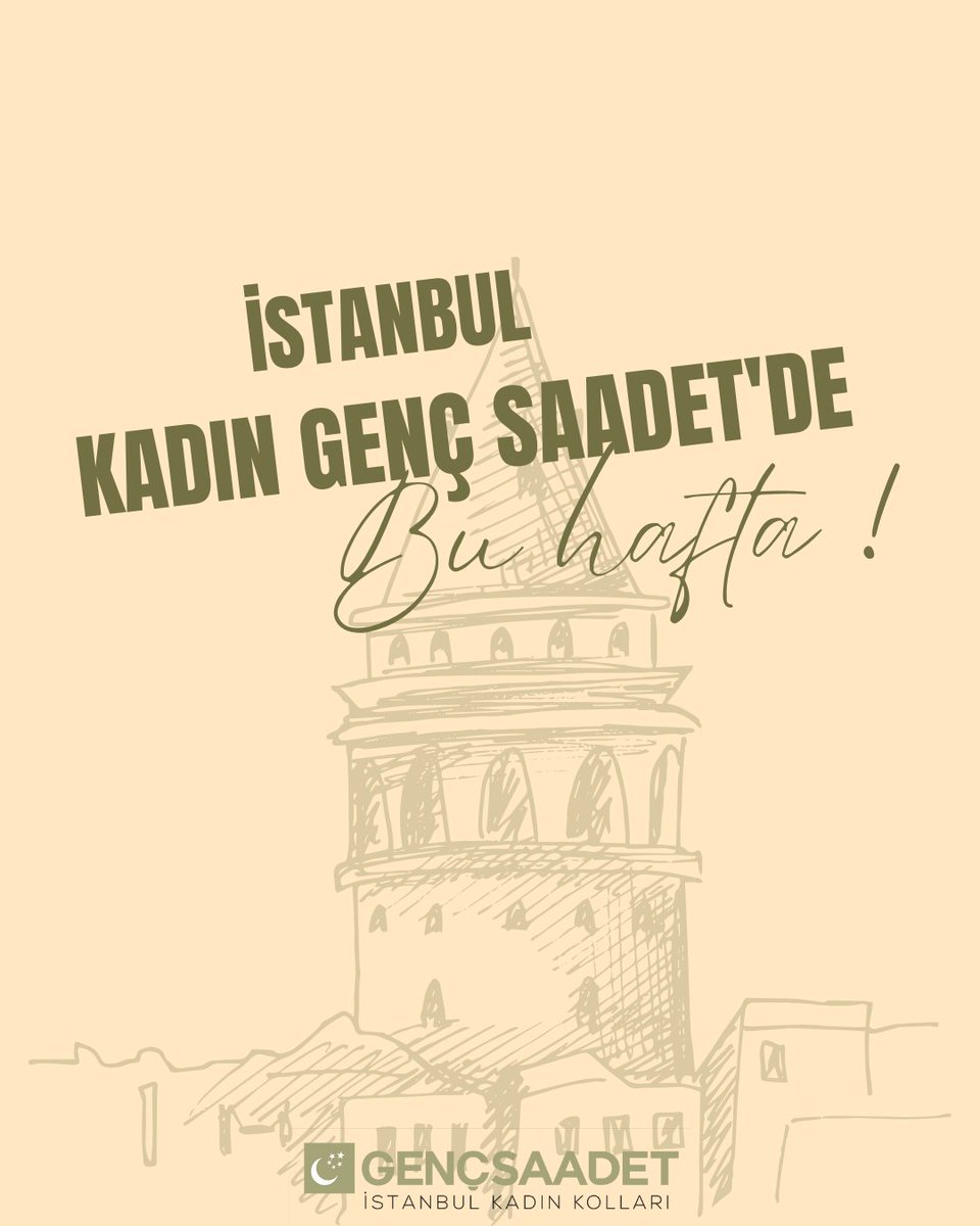 spkadingenc34's tweet photo. İstanbul Kadın Genç Saadet'de Bu Hafta 👏 https://t.co/pUuwhapXc8