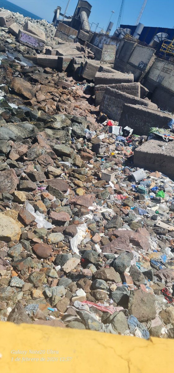 nievasmc's tweet photo. Podriamos organizar una limpieza de este sector y no dejar todo en las manos de las autoridades ustedes @ATI_Puerto podrían coperar con las bolsas de basura y yo con mi presencia @SachaRazmilic @jonathanplan9 #Antofagasta @RicardoDiazC https://t.co/B39A1TWK2Z