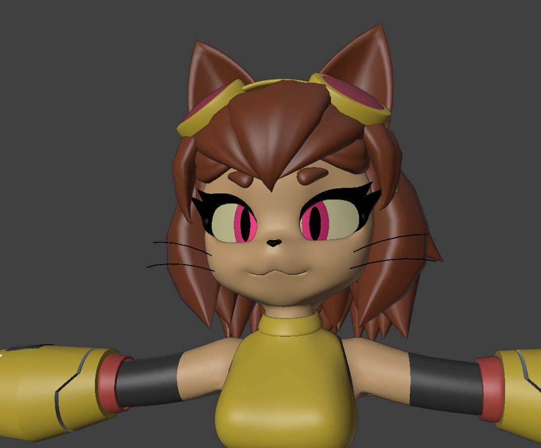 Gameoverse Kit Rig Finally almost finished with a cuter version of Kit's face #gameoverse ...