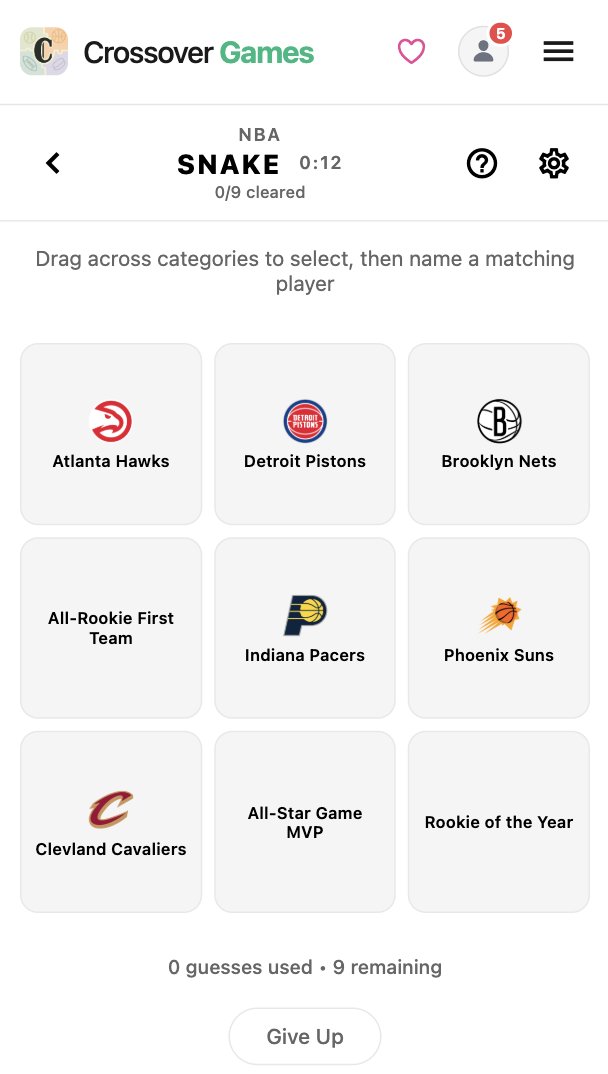 NBA Crossover Grid tweet media
