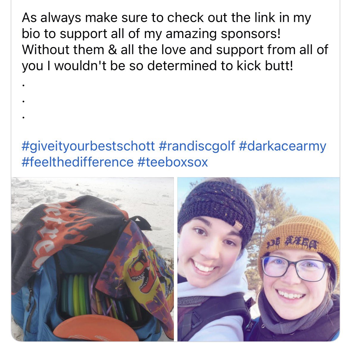 Ran Disc Golf tweet media