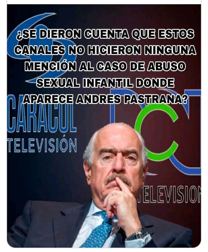 Es monstruoso el silencio cómplice de la prensa corporativa de la élite, los hace cómplices de la pedofilia y abuso a niños y niñas. #PastranaPedófilo