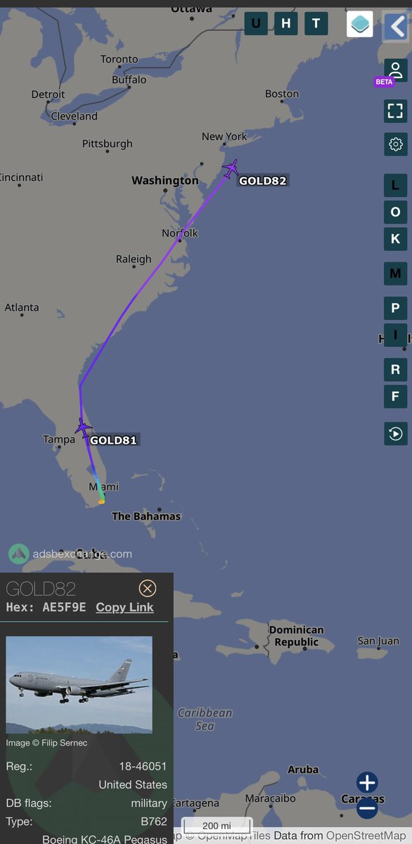 stunorth69's tweet photo. 🇺🇸 USAF KC-46A Pegasus
11-46060/#AE5FA7/GOLD81
Homestead AFB(KHST)>
🇺🇸 USAF KC-46A Pegasus
18-46051/#AE5F9E/GOLD82
Homestead AFB(KHST)>
@sipjack1776 https://t.co/uA5gjkn0hs