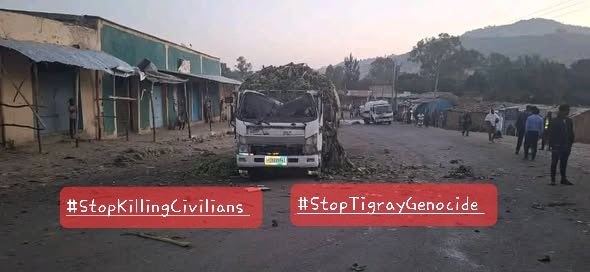 getish_desta's tweet photo. 📢 #Breaking news 💔😥
The 🇪🇹Ethiopian government has undergone a #Drone strike on civilian infrastructure in the town of #Enticho. One civilian death occurred .
#1️⃣9️⃣1️⃣8️⃣DaysOfTigrayGenocide
#UpholdPretoriaAgreement
#TigrayUnderAttack
#Drone_Attack_in_Tigray_region_by_Federal_Government_of_Ethiopia
@UKParliament @AP @ymahmoudali
@EU_Commission @eu_eeas @CIJ_ICJ
@StateDept @UN_HRC @hrw @USUN @USArmy @UNGeneva @UNOSAPG
@GermanyDiplo @SecBlinken @MSF
@EU_UNGeneva @amnesty @UN @VP
@SenateForeign @hrw @getish_desta