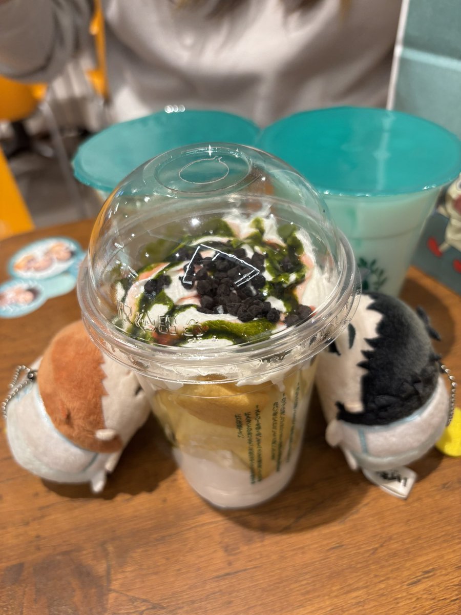 isaki_chowder's tweet photo. この前おーかとハイキューコラボ行きました！！
青城ありがとう！！！！ https://t.co/jxNeGoTxpC