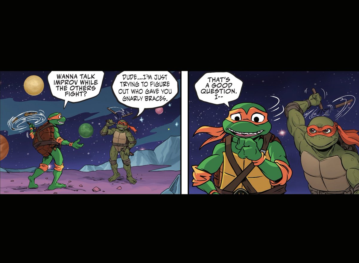 1990 Mikey asking the real questions here