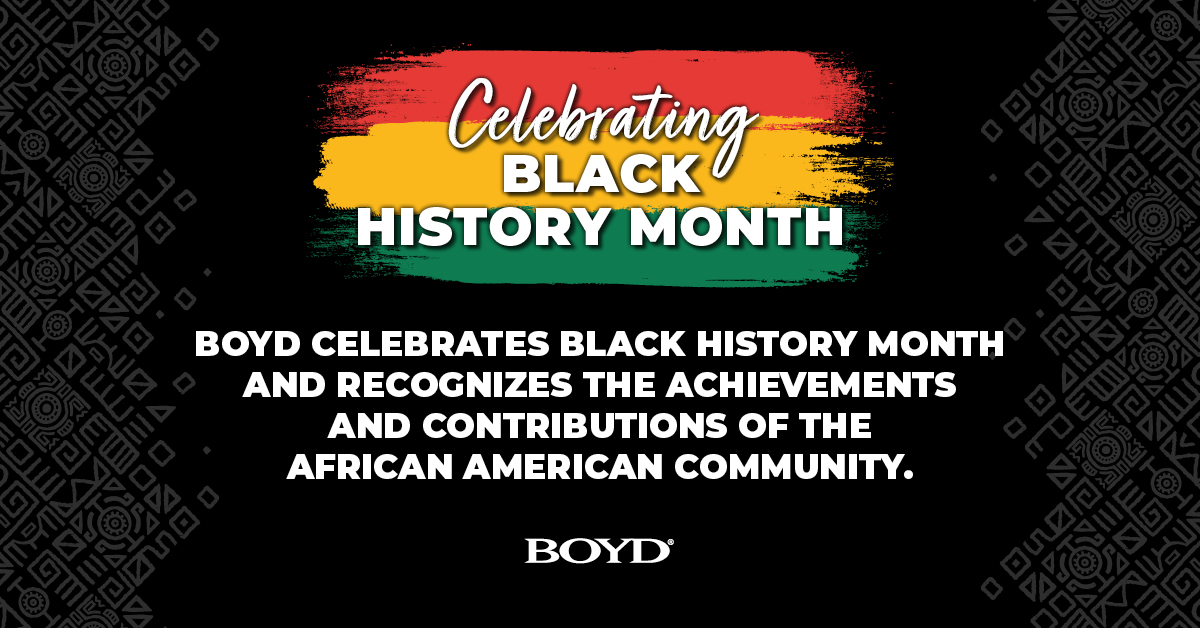 vacationshawaii's tweet photo. Boyd celebrates Black History Month and recognizes the achievements and contributions of the African American community. https://t.co/eYZZRsgEXP