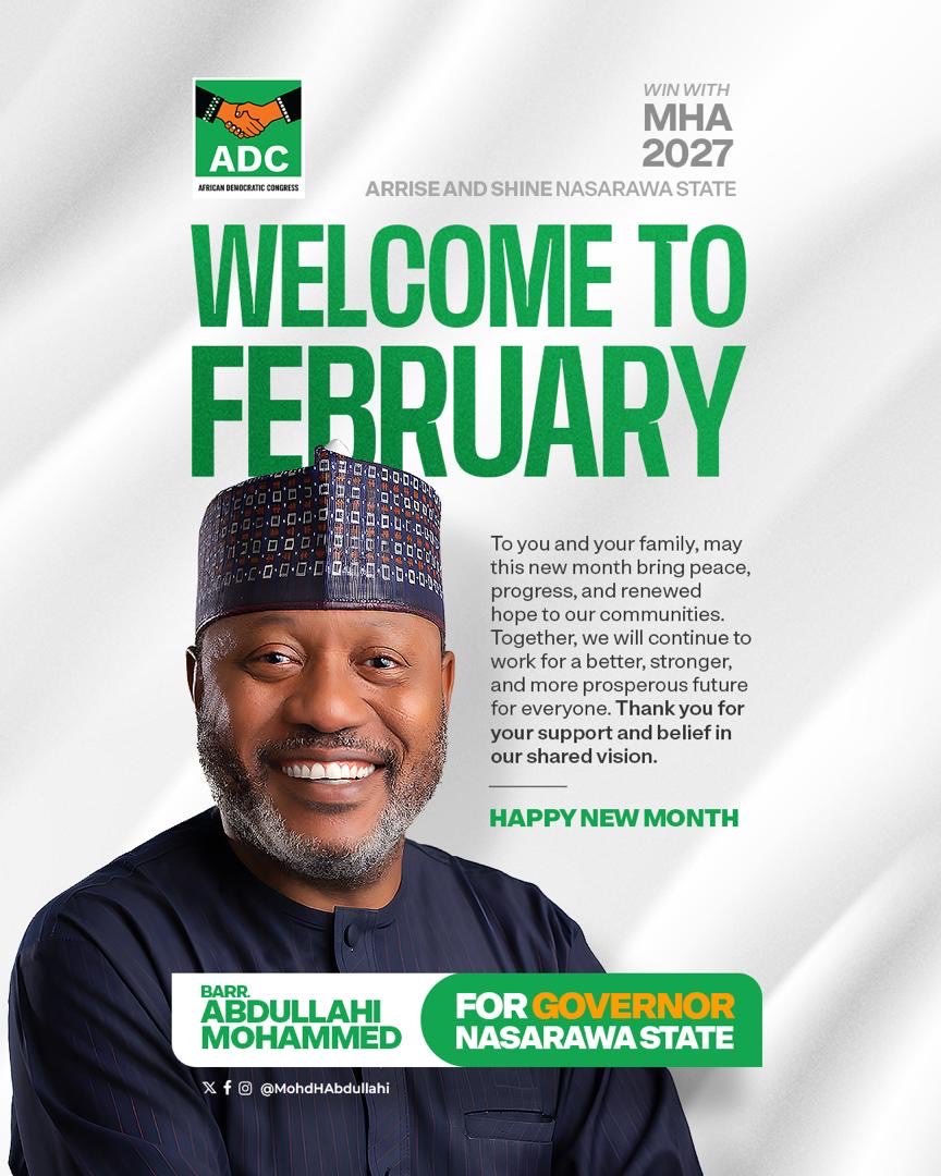 MohdHAbdullahi's tweet photo. #February. God’s blessings to you all. 🇳🇬🙏🏻 https://t.co/3Ou1pCZj9b