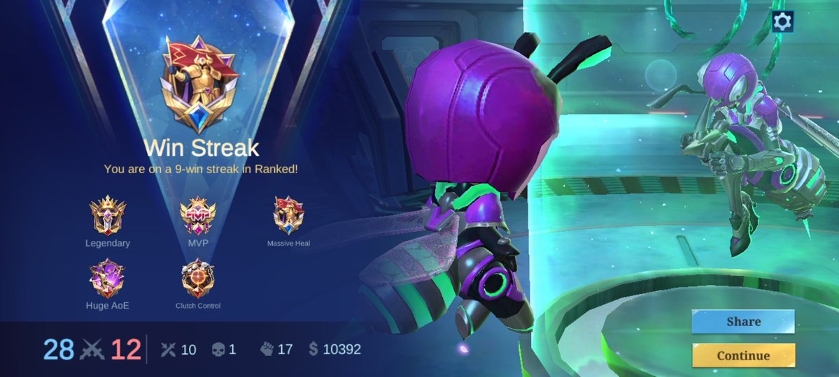 anjayyyyy ngasi WR e 72% jinkkkk spam ki hero LC wkwkwkwkwkwk