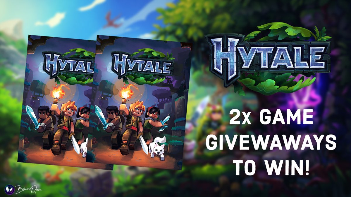 🌳 2x HYTALE GAME GIVEAWAYS 🌳

Hytale is taking the sandbox world by storm so join our #giveaway with 2 chances to win your own game copy and experience a new realm of open world adventures!

🔹Follow <a href="/BlueandQueenie/">Simon Blue</a> 
🔸Tag a friend
🔸Retweet
📢 Enter blueandqueenie.com/giveaways