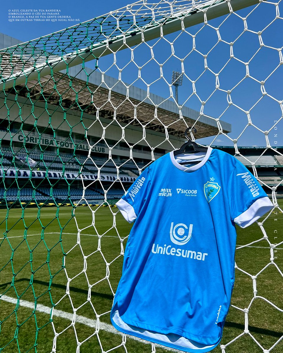 🦈🩵 O manto Alviceleste para o duelo de ida das quartas de final do Campeonato Paranaense!

📸 Gustavo Andrade/ Londrina EC.

#VamosPraCimaTubarão #LondrinaEC #LEC #Paranaense2026