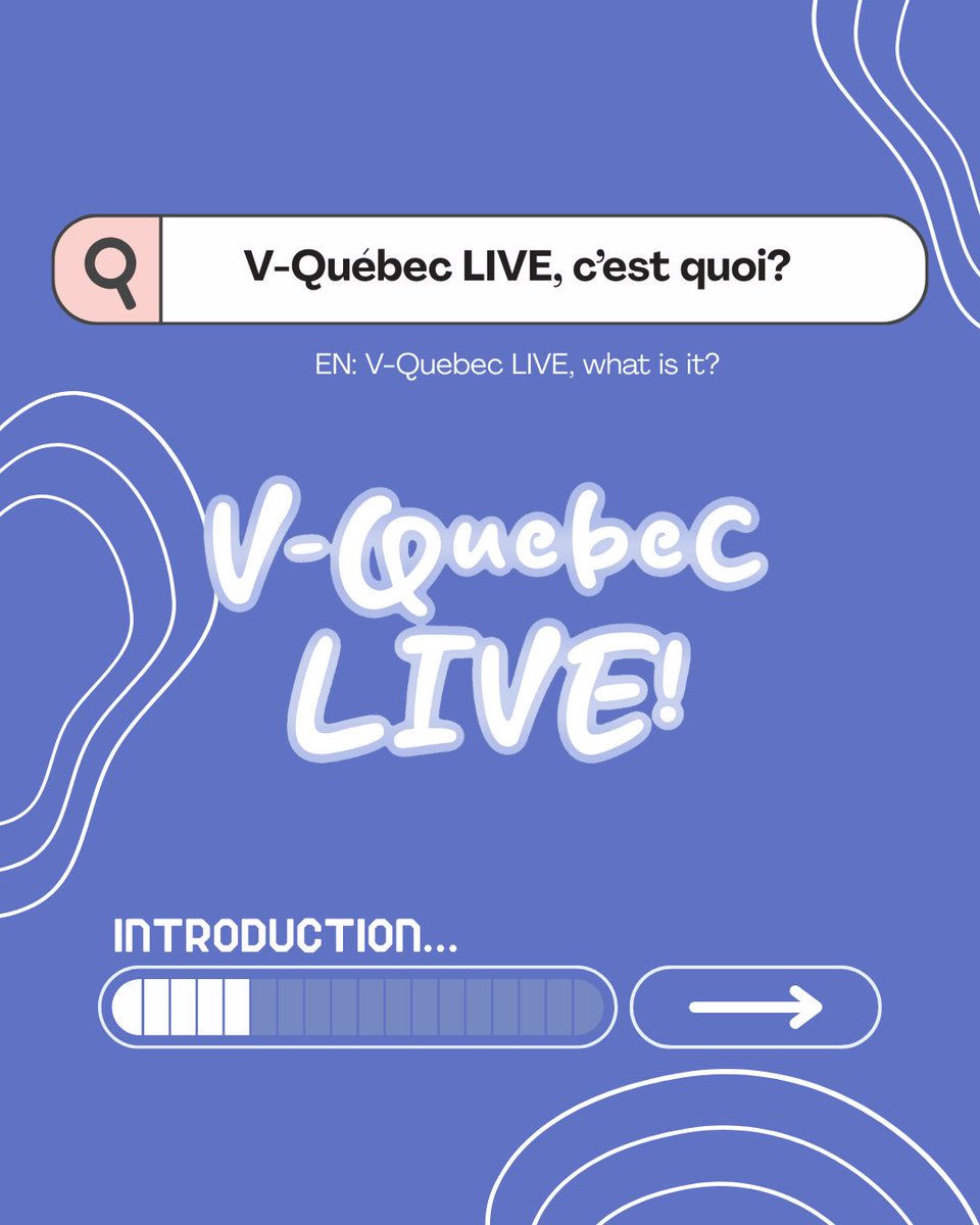VQuebecLIVE's tweet photo. Cher.ères fans https://t.co/J0Y5paDrFo de Vtubers, nous avons le plaisir de vous présenter V-Québec LIVE!, une initiative créée par et pour les https://t.co/AzV4bVQvIx de Vtubers. 
Au programme, des évènements et des activités sur le thème du Vtubing!

#vquebecLIVE #vtubers https://t.co/U01P3UJzw5