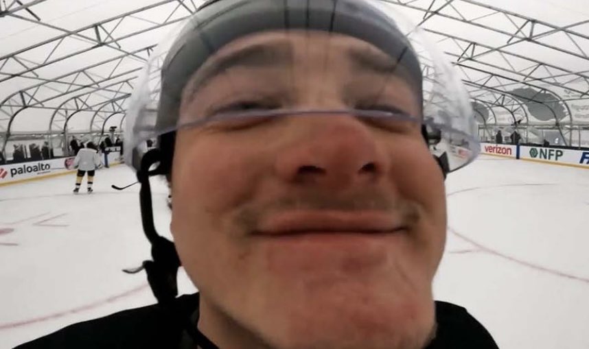 perfectionline's tweet photo. The last thing a bolts forward sees before Zadorov blows them the fuck up today. #nhlbruins https://t.co/RI8C1ZfYkG