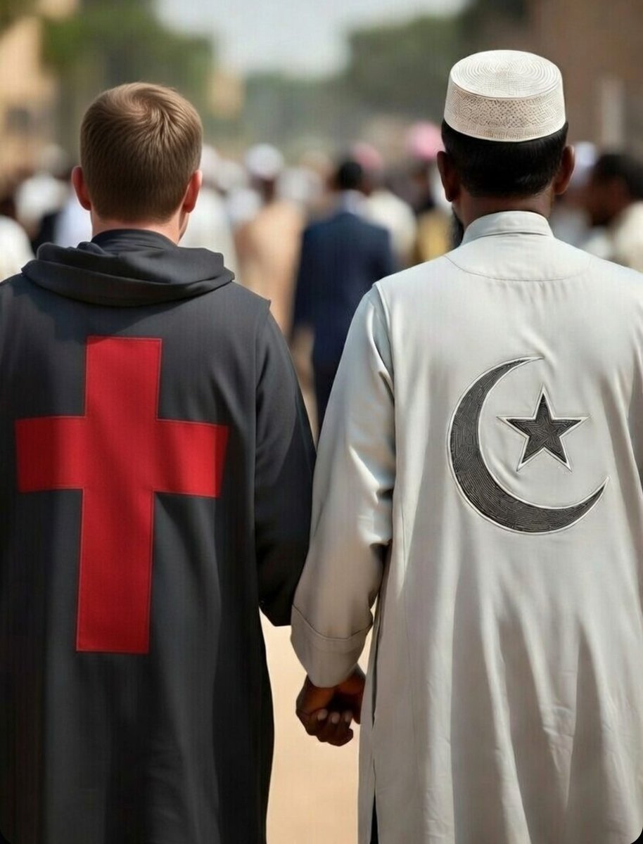 ISLAMO-CHRISTIAN alliance is a NIGHTMARE for Satan worshippers and paedophiles. Christians and Muslims need to UNITE more than ever! ✝️🤝☪️