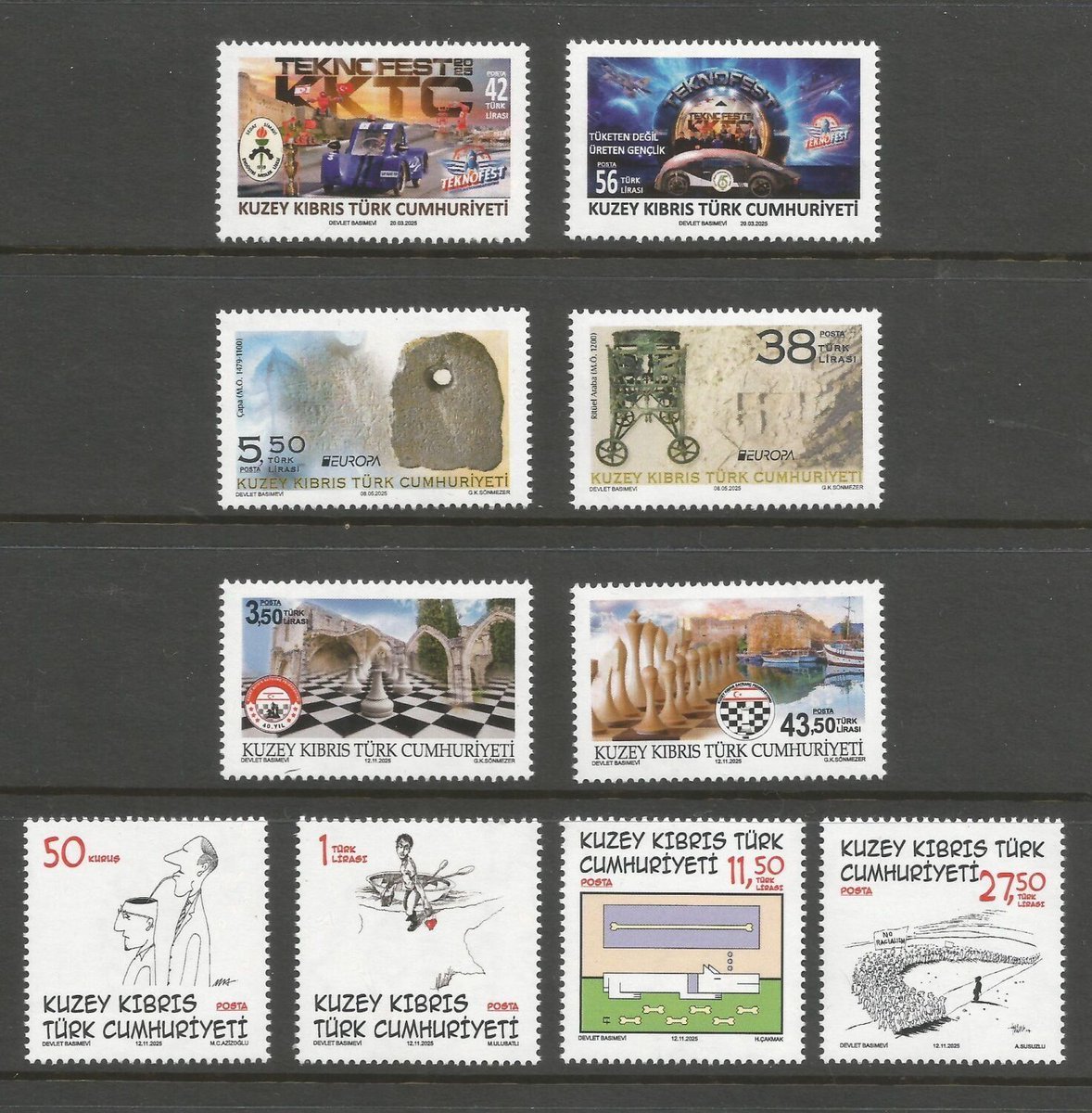CyprusStamps's tweet photo. #NorthCyprusStamps #TurkishCyprus #TurkishCypriot #TRNCstamps #stampcollecting #philately
The 2025 Complete Year Set containing all 4 sets of MINT stamps released during 2025 by the postal service in the north of the island of #Cyprus.
Direct link: https://t.co/OgQGQYChpa https://t.co/emEu77wffz