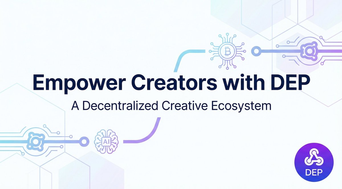 DEPaaS_Labs's tweet photo. Creator stack, rebuilt:

- publish as an asset
- set rights like code
- split revenue automatically
- let community own upside

That is the DEP creative ecosystem. Build with us.
#DEPChain #CreatorEconomy #Web3 #ContentFi #AI https://t.co/wBSijK21I5