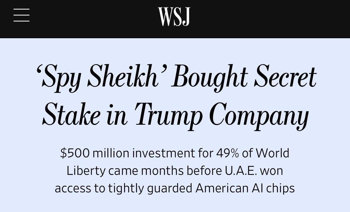 SenWarren's tweet image. Corruption, plain and simple.
 
Steve Witkoff, David Sacks, and Howard Lutnick must testify in front of Congress.

And Congress needs to grow a spine and put a stop to Trump’s crypto corruption.