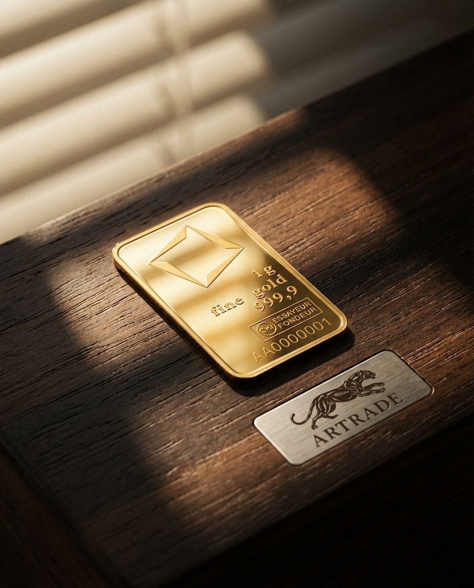 ArtradeApp's tweet photo. New direct sale dropping tomorrow.

20x 1g of 999.9‰ Fine Gold.

Price: $195 with Free Shipping. An immediate 7-15% advantage over any competitors online.

Supply: 10x in $ATR. 10x in $USDC. https://t.co/UlMXuqkupl