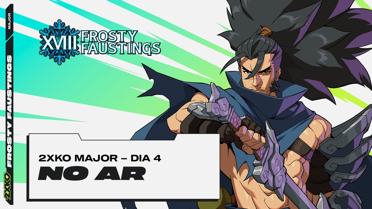 O dia 4 do Frosty já começou. Acompanhe e não perca a grande final, quando vamos nomear o primeiro campeão de 2XKO da história:

Brasil - <a href="/Bomber2XKO/">KBM! | Bomber #2XKO</a>: twitch.tv/bomberloreal
Chile - <a href="/HadesFFGC/">🎃 Hades</a>: twitch.tv/hadesffgc
Argentina - <a href="/LaHoraDobleFGC/">La Hora Doble</a>: twitch.tv/JeffoConDobleF